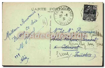 Pornichet — Boulevard des Océanides verso La Baule — G. Artoud, editore — Verso