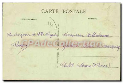 St-NAZAIRE (L.-Inf.) — Um canto do Jardim Público — A. B. — Verso