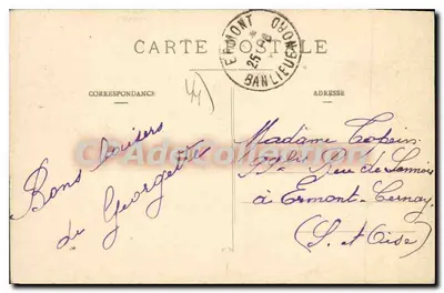 Préfailles (L. Inf.) — A Roche percée — editor desconhecido, n° 452 — Verso