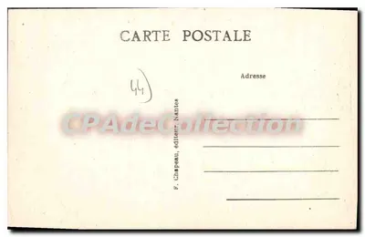 Batz (Loire-Inf.) — O fundo da Praia Saint-Michel — G. Chapeau, editor Nantes — Verso