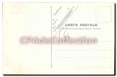 Guérande — Praça do Mercado de Madeira e Passeio — V.P. Paris No. 12 — Verso