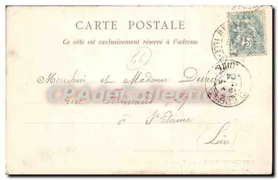 Saint-Nazaire — El Viejo Muelle — A. Thuret, editor, Nantes — Reverso