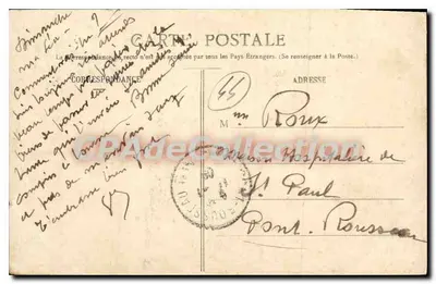St-NAZAIRE - La Plage, vicino alla Nuova Entrata del Porto — Collezione Delgrean, n°842 — Verso
