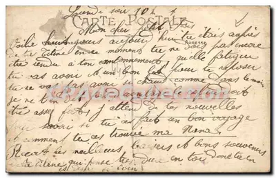 जूए-सर-एर्ड्रे (लूअर-इंफेरियर) — ईग्लिस के प्लेस और मेयर के रू — कलेक्शन एफ. चापो, नॉट्स एट मिल — पीछे