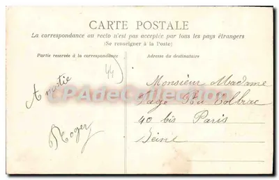 Le Croisic — Calçadão da Pequena Câmara — Cliché Lassalle — Verso