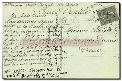 La Baule — Ogólny widok plaży — LL. — Rewers