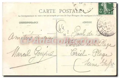 La Baule - La Plage — Colección H. T. - N° 21 — Reverso