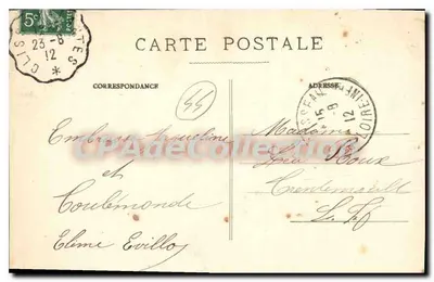 Clisson — Castelo como era no século XIV — H. Nozal — Verso