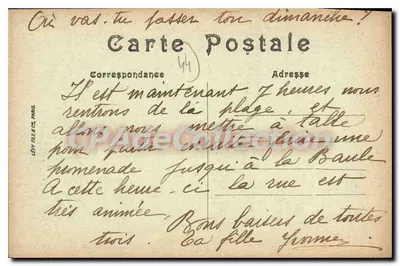 Le Bourg-de-Batz — La Plage — LL — Achterkant