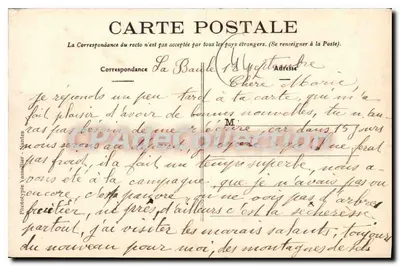 La Baule — Panoramablick und Szenen aus dem Leben — Phototype Vassallier, Nantes — Rückseite