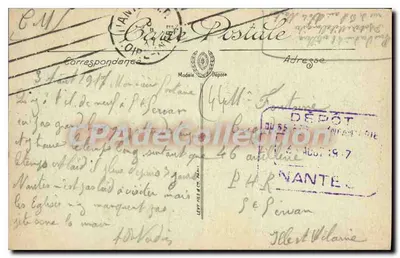 NANTES — A Place Louis XVI — LL. n°31 — Verso