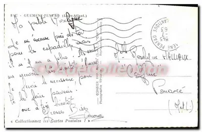 Guémené-Penfaou — Castelo e paisagens — L.-Atl. Cimy — Verso