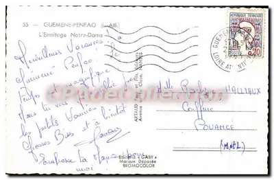 Castelo de Guéméné-Penfao — editor Gaby, n°55 — Verso