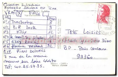 Mauves-sur-Loire — vista geral — Gaby, Nantes — Verso