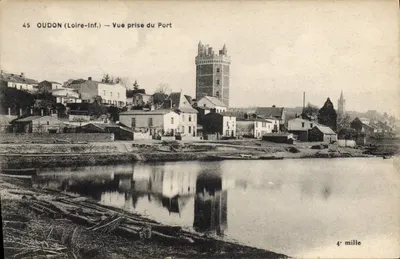 Oudon (Loire-Inf.) — Vista tirada do Porto — F. Chappein, Nantes
