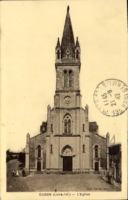 Oudon (Loire-Inf.) — A Igreja — Edit. Marsale, burallers