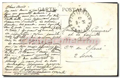Paimbœuf (L.-I.) — Embarque no St-Brévin para St-Nazaire — Edit. Fonteneau — Verso