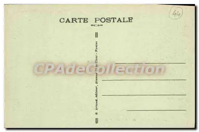 Missillac — Castelo da Bretesche — G. Artaud, editor, Nantes — Verso