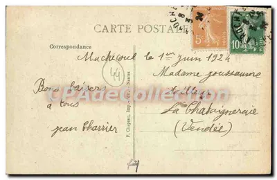 MACHECOUL (Loire-Inf.) - A Igreja, lado Norte — Verso