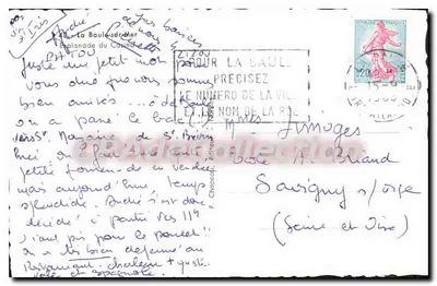 La Baule-sur-Mer — vista panorámica de la playa y la avenue — editor Rioay, n°48 — Reverso