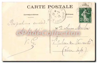 Louisfert (Loire-Inférieure) - Calvário Megalítico — Thuret & Cie, Nantes — Verso