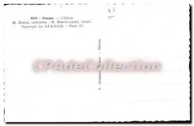 Donges — A Igreja — F. Chapeau, editor — Verso