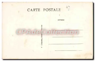 Trajes de festa das mulheres de Machecoul — Bretanha, cerca de 1850 — editor Chapeau, Nantes, n° 116 — Verso