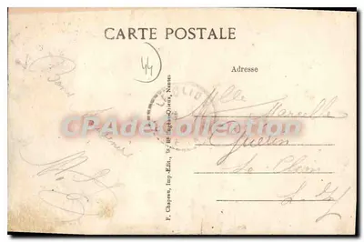 La Baule-sur-Mer — Boulevard Darlu vicino Les Fauvettes — F. Chapeau, Imp.-Edit., Nantes — Verso