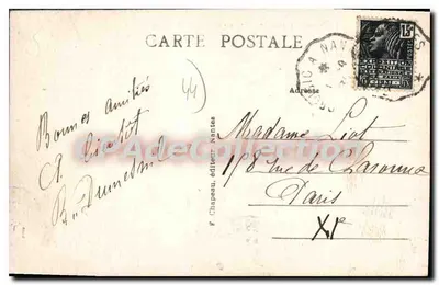 Pornichet (Loire-Inf.) — Ogólny widok plaży — G. Chapeau, wydawca Nantes — Rewers