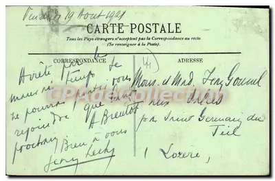 Saint-Nazaire — O Palácio de Justiça — LL. — n° 36 — Verso