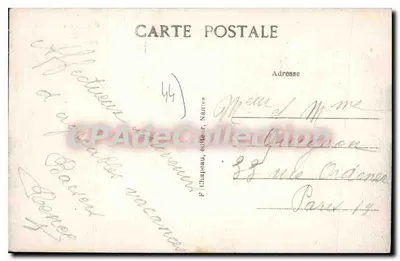 Pornichet (Loire-Inf.) — O Casino — P. Chapeau, Nantes — Verso