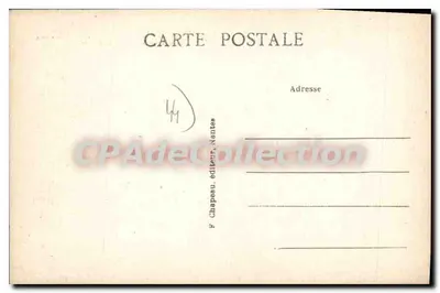 Pornic (Loire-Inf.) — Le Château — éditeur Chapeau, Nantes, n° 5 — Verso