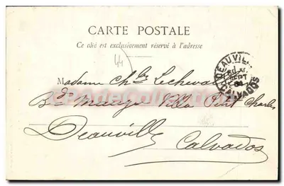Nantes - Rue Cacault e Abside de St-Nicolas — Coleção G. I. D. de Nantes, n°41 — Verso
