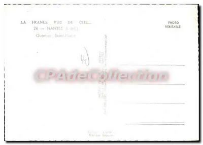 Nantes — Dzielnica Saint-Pierre — Artaud Frères, wydawcy — Rewers
