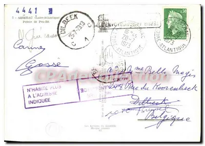 Ponta de Pen-Bé — vista aérea — Les Éditions du GABIER — Verso