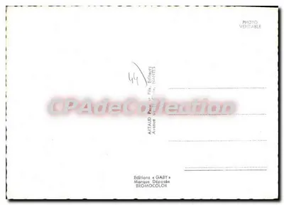 Loire-Atlantique — Carte postal panorâmica com mapa e locais — Edições Gaby, Nantes — Verso