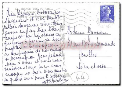 Pornic — Vista aérea — Edições Gaby — Verso