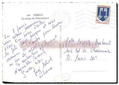 A praia de Noéveillard — Pornic — C.A.P. (50) - 144 — Verso