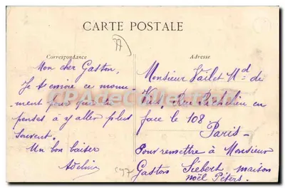 Coulommiers — De Caisse d'Epargne C.L.C. — Lib. E. Glozier — Achterkant