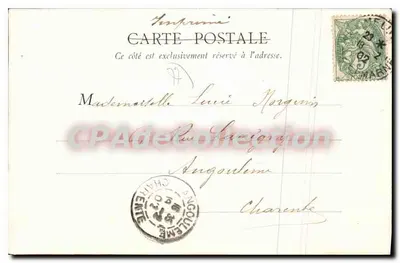 Katedra Notre-Dame — Melun — B. F., Paris — Rewers
