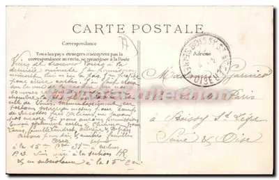 MELUN — Kaszern Infanterii — Wydawca (E.L.D.) n° 482 — Rewers