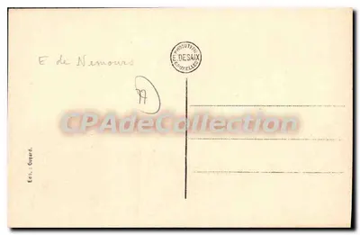 NANTEAU-sur-LUNAIN — Zamek, Le fer-a-cheval. — Wydawca: Guyard. — Rewers