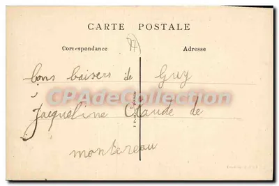 Montereau – Vista Geral tirada de Surville — Editor A. Richard — Verso