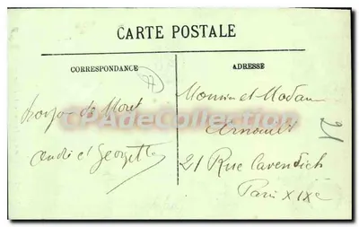 Moret - Porta Burgundii i Kościół — LL — Rewers