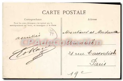 Melun — Most kamieniany — E. L. D. n° 822 — Rewers