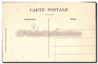 Provins — Antiguo Hotel Vauluisant (siglo XI) — Mauris, librero, 44, Rue Hugues-le-Grand, Provins — Reverso
