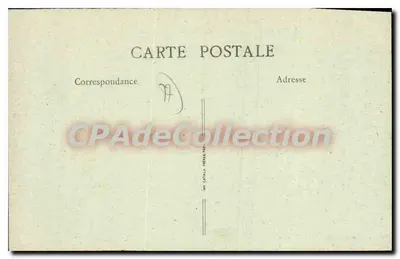 Provins — Plaza del Castillo con su antiguo pozo feudal incrustado en hierro forjado y una cruz con base gótica — Colección Firmin Louis — Reverso