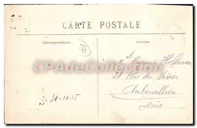 Provins (S.-et-M.) — Las Fortificaciones — La Puerta de Jouy a la Ciudad Alta, siglo XII — Reverso