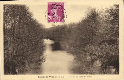 Combs-la-Ville (S.-et-M.) — A Yerre no Ponte do Breuil