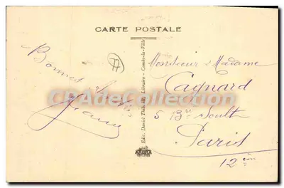 Combs-la-Ville (S.-et-M.) — A Yerre no Ponte do Breuil — Verso
